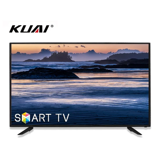 Заводской телевизор 55 дюймов 65 дюймов 4K UHD безрамочный дизайн ЖК-дисплей со светодиодной подсветкой цифровая система Smart Flat TV Android