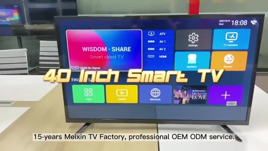 Оптовая цена на заводе OEM 42 43-дюймовый светодиодный телевизор 2K FHD Smart TV