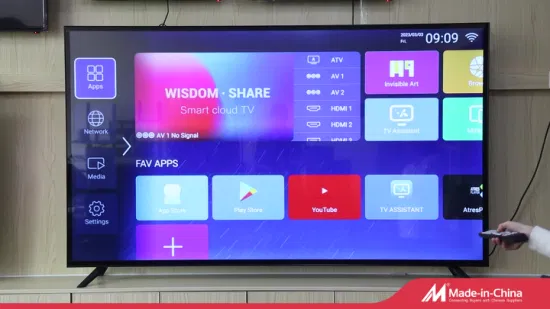 Производитель телевизоров OEM Android Smart TV Телевидение на заказ 40 43 50 55 дюймов 2K Full HD 4K Ultra HD LED-телевизор с плоским экраном